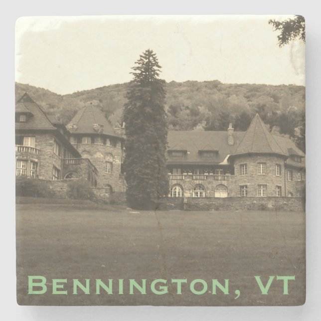 SVC, Bennington, VT Estate - Mount Anthony Stone Coaster (Front)