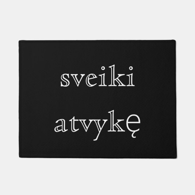 sveiki atvykę doormat (Front)