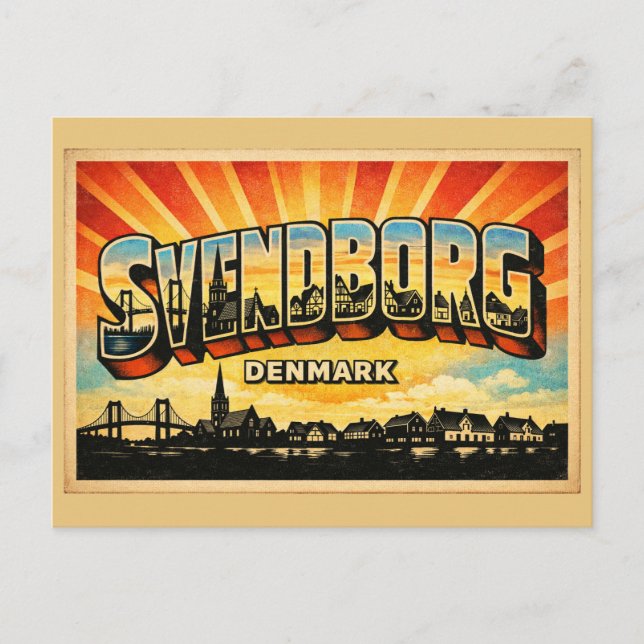 Svendborg Denmark Castle Postcard (Front)