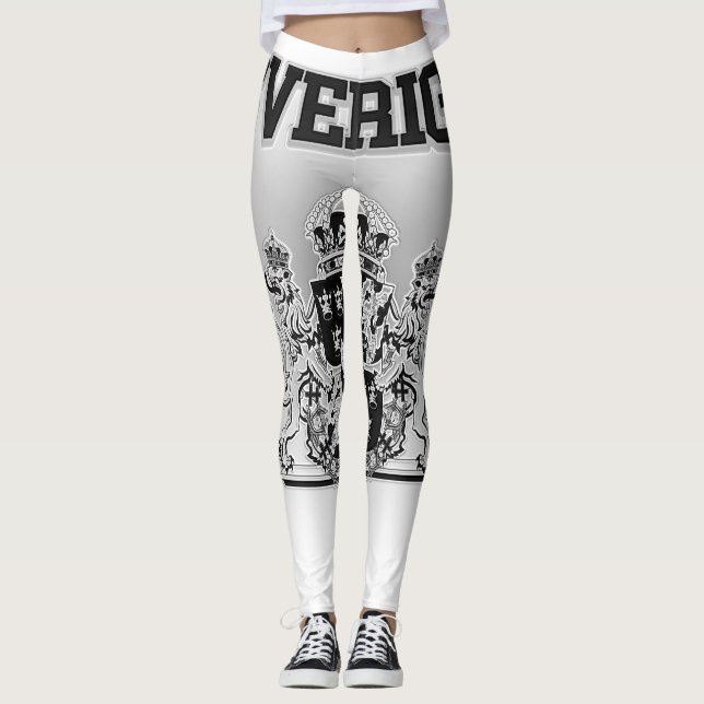 Sverige  Emblem Leggings (Front)