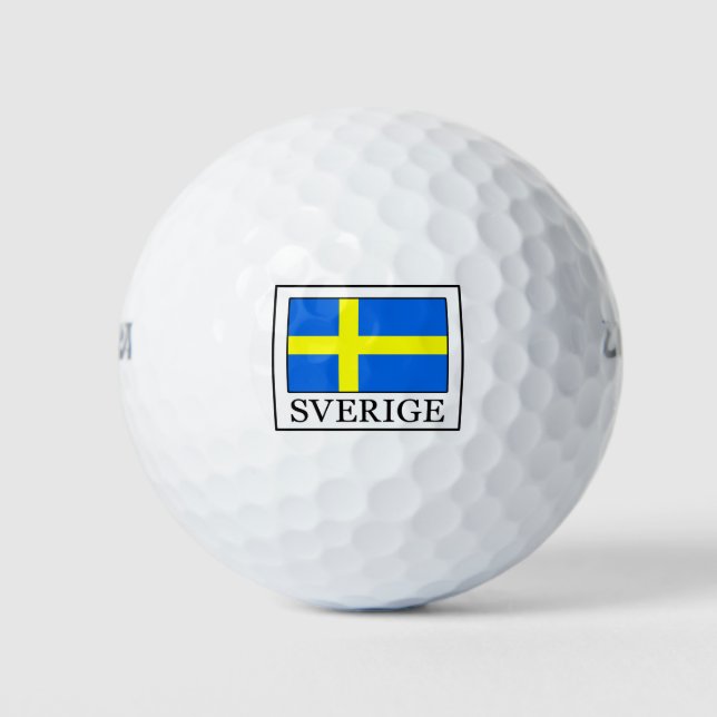 Sverige Golf Balls (Front)
