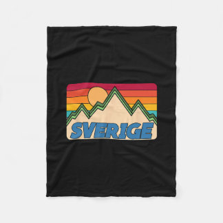 Sverige Trip To Sweden Friend Sverige Family Vacat Fleece Blanket
