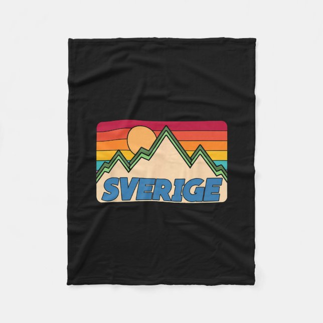 Sverige Trip To Sweden Friend Sverige Family Vacat Fleece Blanket (Front)