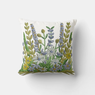 SVery Spring Flower Pillow Covers  Embroidered