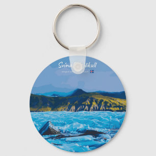 Svínafellsjökull, Iceland - Glacier View Key Ring