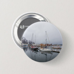 Svolvaer Lofoten Islands 6 Cm Round Badge