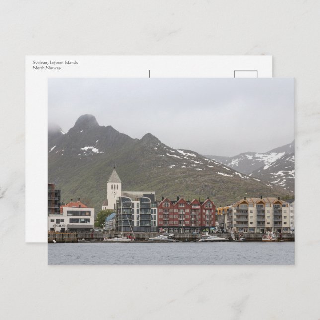 Svolvaer Lofoten Islands Postcard (Front/Back)