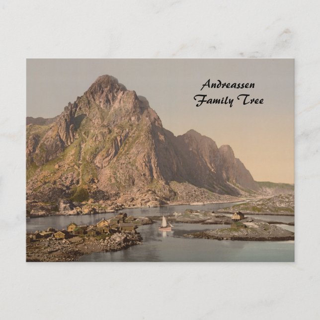 Svolvaer, Lofoten, Nord-Norge, Norway Postcard (Front)