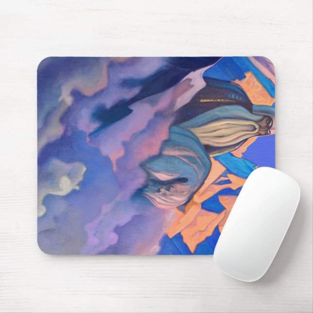 Svyatogor by Nicholas Roerich Mouse Pad (With Mouse)