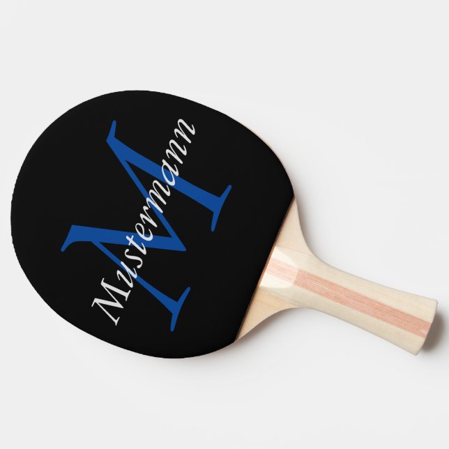 SW personalized with monogram Ping Pong Paddle (Side)