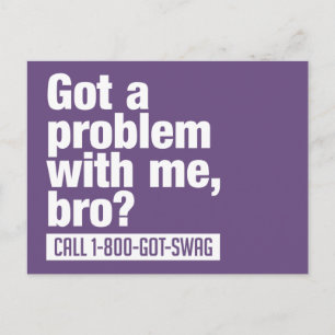 SWAG custom postcard