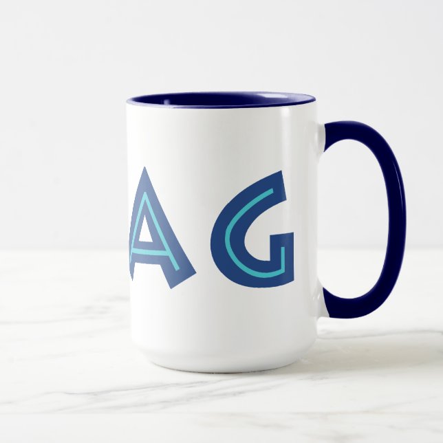 SWAG mug – choose style & colour (Right)
