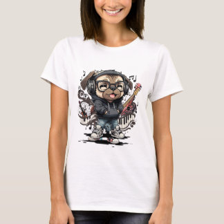 Swag Musical Pug T-Shirt