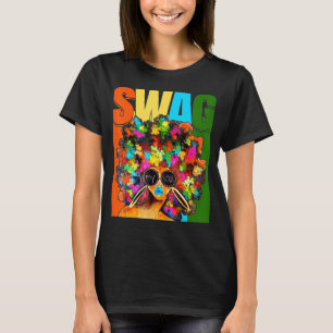 Swag My Soul Black Girl Melanin African American T-Shirt