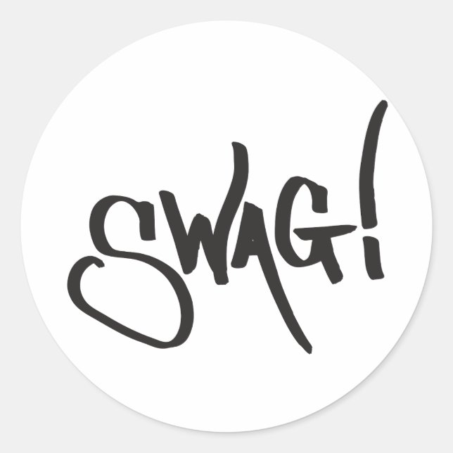 Swag Tag - Black (Front)