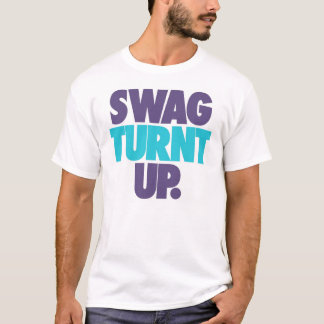 Swag Turnt Up by: Trenz Unltd. White Tee (Hornets)