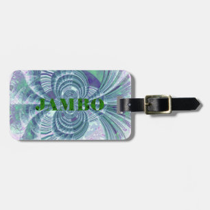 Swaga Jambo Hakuna Matata Kenya Giraffe Safari  Wo Luggage Tag
