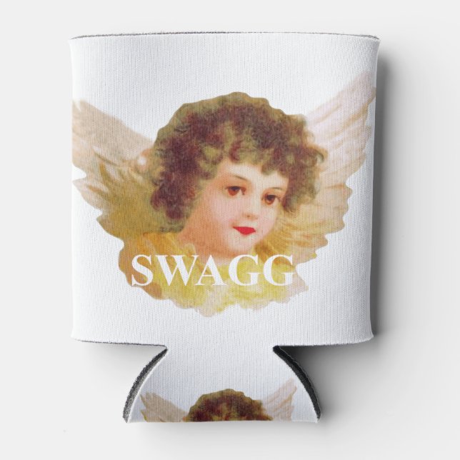 swagg angel cherub can cooler (Front)