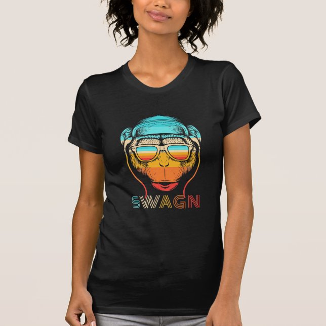 Swagn Retro Monkey T-Shirt (Front)