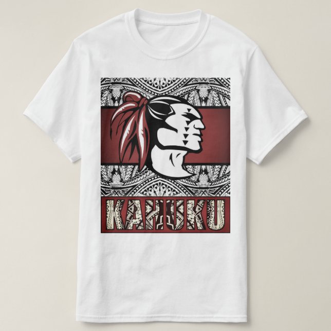 SWAK ATTACK - WHite Short Sleeve KAHUKU t-shirt (Design Front)