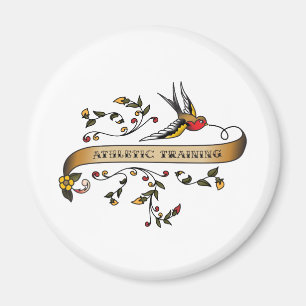 Swallow and Scroll with Athletic Training Magnet