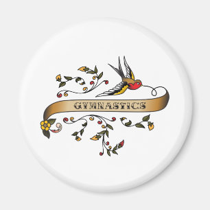 Swallow and Scroll with Gymnastics Magnet