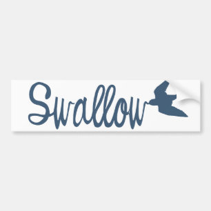 Swallow Bird Bumper Sticker