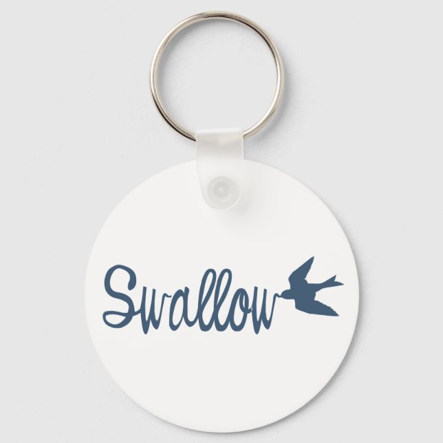 Swallow Bird Key Ring (Front)