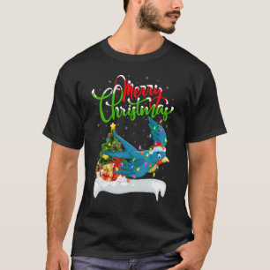 Swallow Bird   Xmas Decorations Santa Swallow Chri T-Shirt