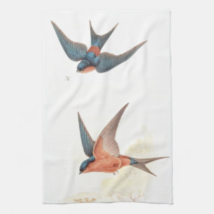 Swallow Birds Wildlife Animals Tea Towel