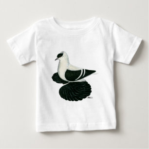 Swallow Pigeon Saxon Black White Bar Baby T-Shirt
