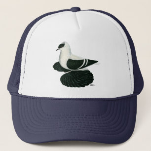Swallow: Saxon Black White Bar Trucker Hat