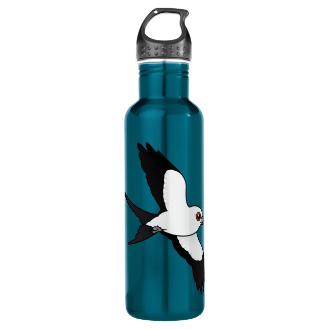 Swallow-tailed Kite in flight 710 Ml Water Bottle (Front)