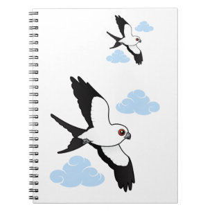 Swallow-tailed Kite in flight Notebook