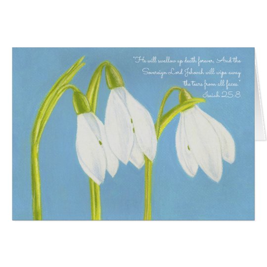 Swallow up Death Scripture Card