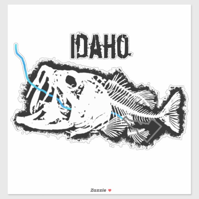 SWALLOWED IDAHO - ONE BAD BASS (Sheet)