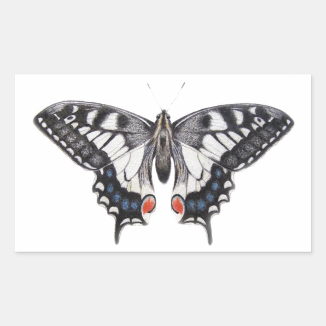 Swallowtail 2012 rectangular sticker (Front)