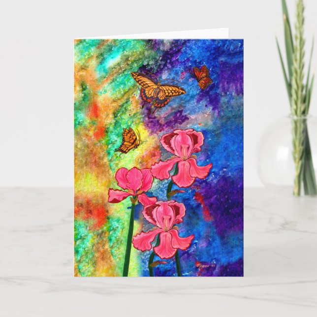 Swallowtail Attraction Greeting Card (Front)