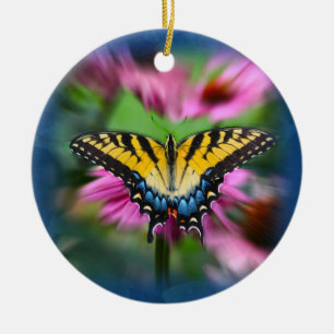 Swallowtail Butterfly Ceramic Ornament