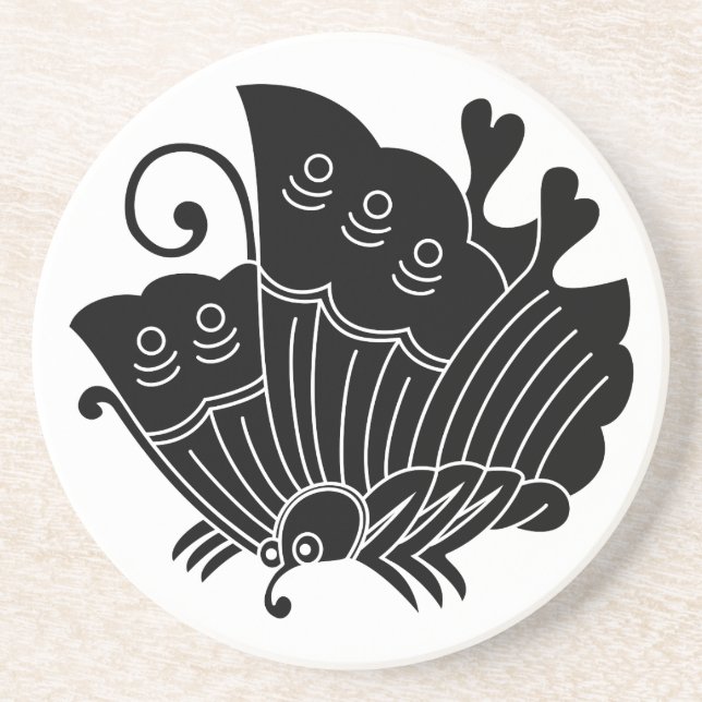 Swallowtail butterfly coaster (Front)
