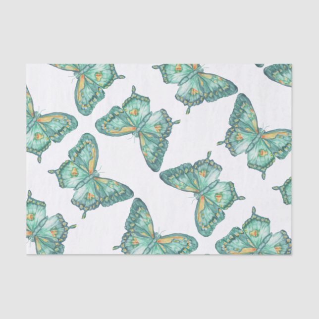 Swallowtail Butterfly design on tissue paper (Front)