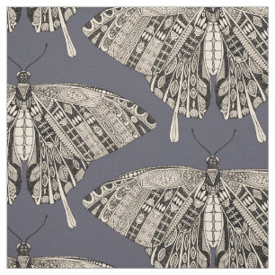 swallowtail butterfly dusk black fabric