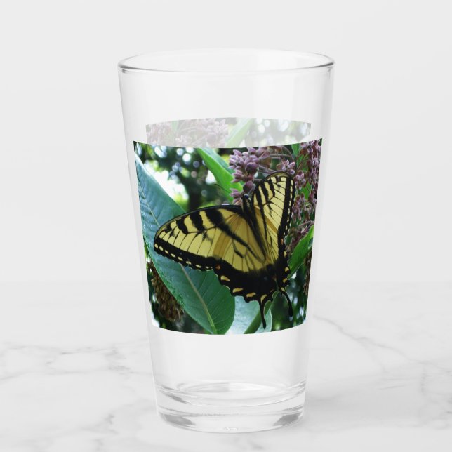 Swallowtail Butterfly I on Milkweed at Shenandoah Glass (Front)