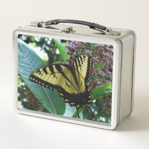 Swallowtail Butterfly I on Milkweed at Shenandoah Metal Lunch Box