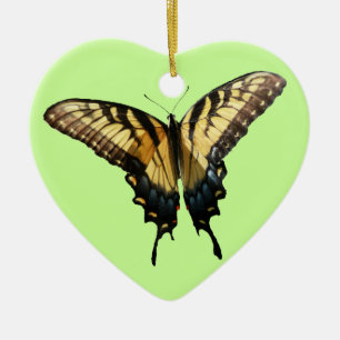 Swallowtail Butterfly III Beautiful Colourful Phot Ceramic Tree Decoration