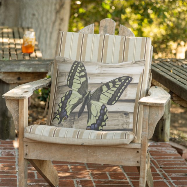 Swallowtail butterfly Throw Pillow (Chair)