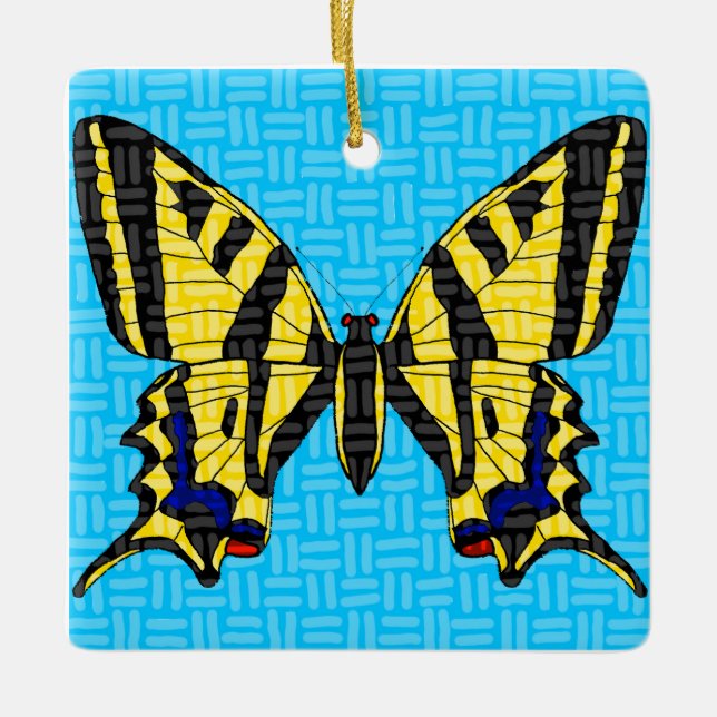 Swallowtail - Ceramic Ornament (Front)
