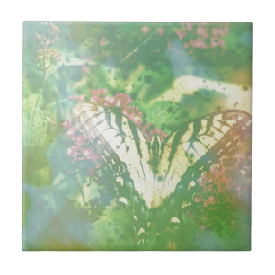 swallowtail expired film ceramic tile