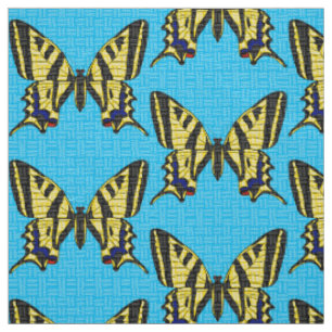 Swallowtail - Ivory Linen Fabric