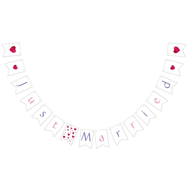 Swallowtail Just Married Bunting (All)